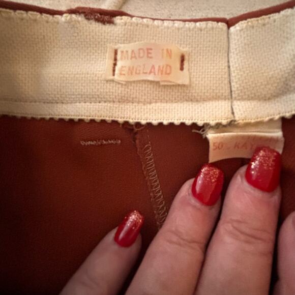 Harry Hall Womens Vintage Riding Equestrian Jodhpurs Pants Leather Patches - Picture 5 of 9